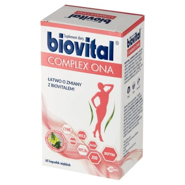 Biovital Complex It is a complex of vitamins and minerals, additionally enriched with evening primrose oil.