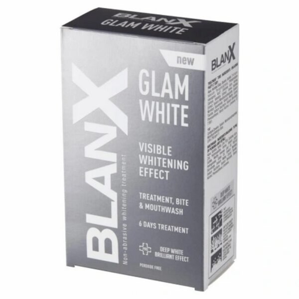 BlanX Glam White is a safe and non-abrasive whitening system for everyone who really dreams of an instant, dazzling, white smile.