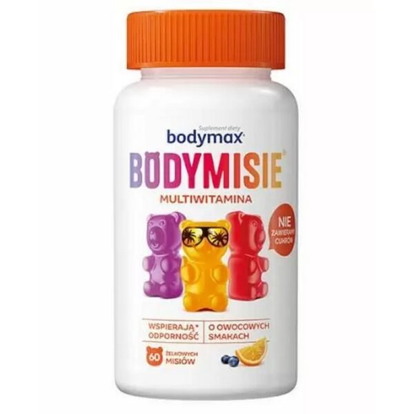 Bodymax Bodymisie are delicious jellies for children aged 3+, a perfect alternative for teenagers who do not like vitamins in tablet form and for parents who want to have one multivitamin for the whole family!