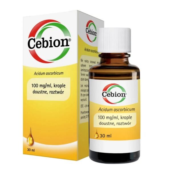Cebion - drops for oral administration contain ascorbic acid (vitamin C) - a substance necessary for humans.