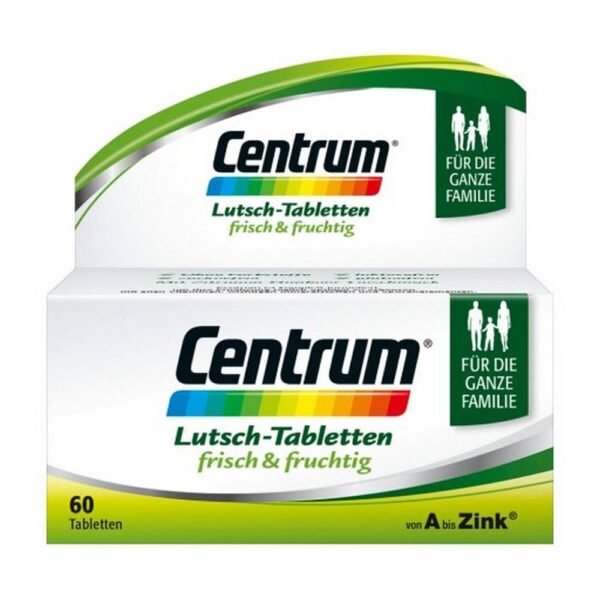Food supplement with vitamins, minerals and trace elements for adults and children over 4 years old.