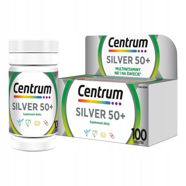 Centrum SILVER 50+ is a comprehensive vitamin and mineral formula designed to meet the changing needs of people over 50 years of age.