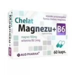 Alg Pharma Magnesium Chelate + B6 - dietary supplement containing a highly absorbable form of magnesium chelate enriched with vitamin B6. The product is intended for adults.