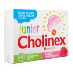 Cholinex Junior lozenges are a dietary supplement based on specially selected herbal ingredients that moisturize, protect and tone the mucous membranes of the throat, larynx and oral cavity.