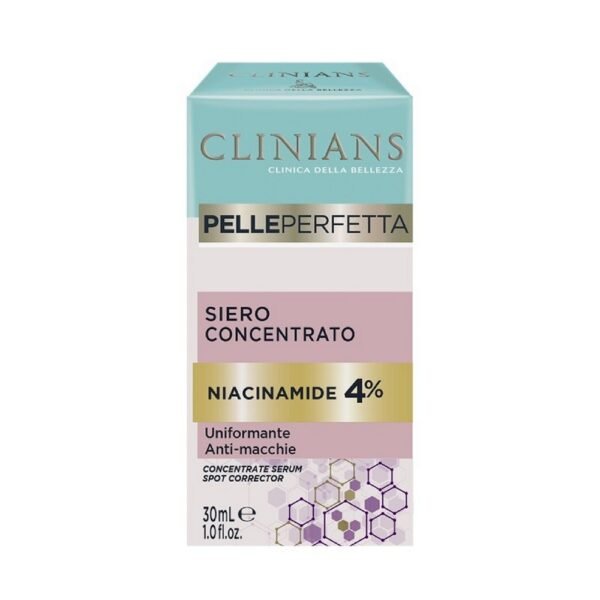 Uniform anti-spot treatment for face, neck and décolleté.