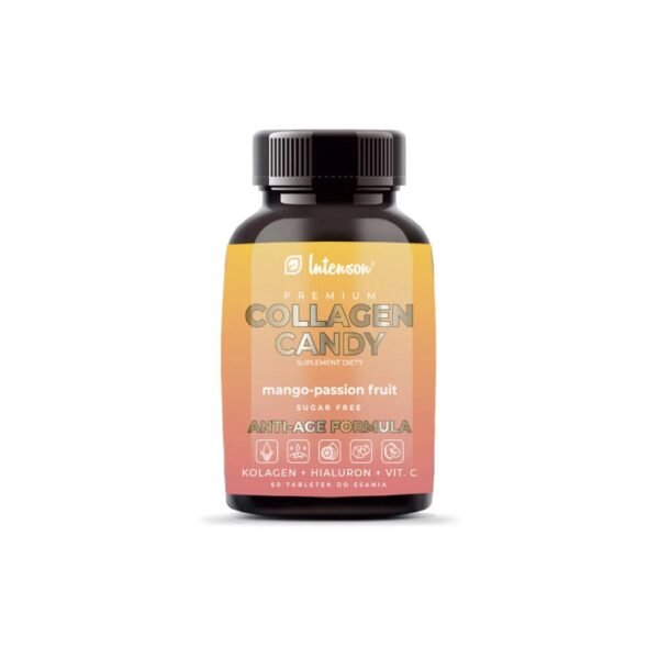 Dietary supplement Collagen Candy with mango and passion fruit flavor is a product with a delicious taste that supports rejuvenating processes in the body.