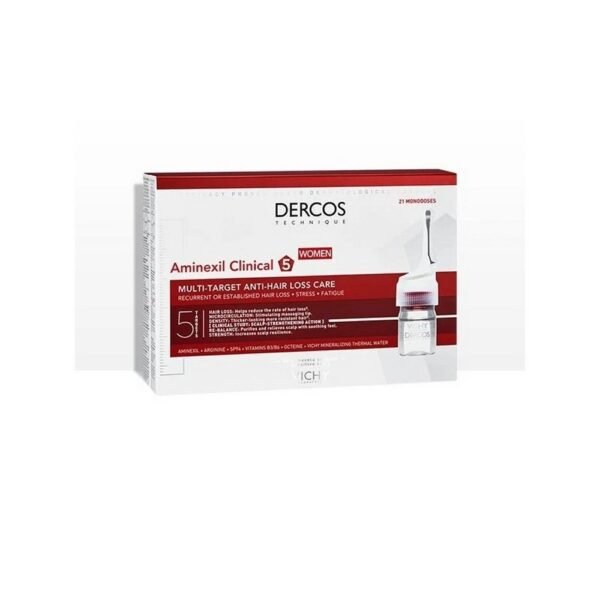 Temporary anti-hair loss treatment for more resistant hair specific for female hair.