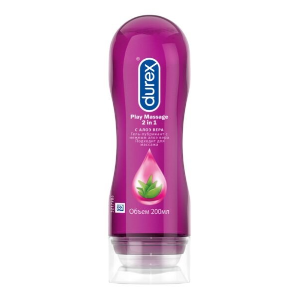 Durex Massage 2in1 with Aloe Vera is a water-based full body massage gel and intimate lubricant for well-being during sexual intercourse.