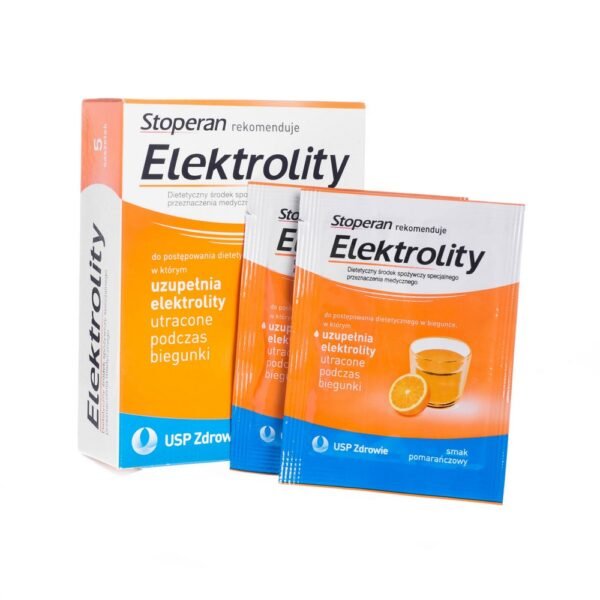 Orange-flavored electrolytes are recommended for dietary treatment during diarrhea, which may be accompanied by dehydration.