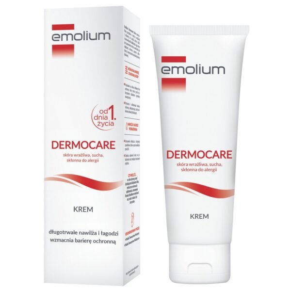 Emolium Dermocare cream is intended for sensitive and allergy-prone skin of children and infants.