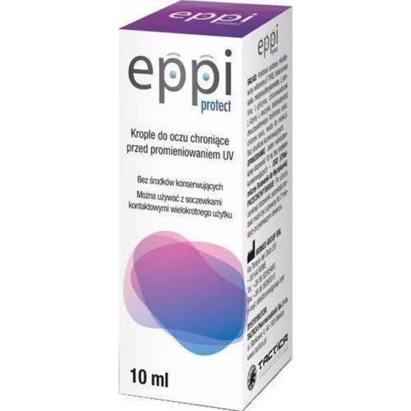 Eppi protect are the first and only eye drops certified as a medical device and personal protective equipment (PPE) against UV radiation and blue light.