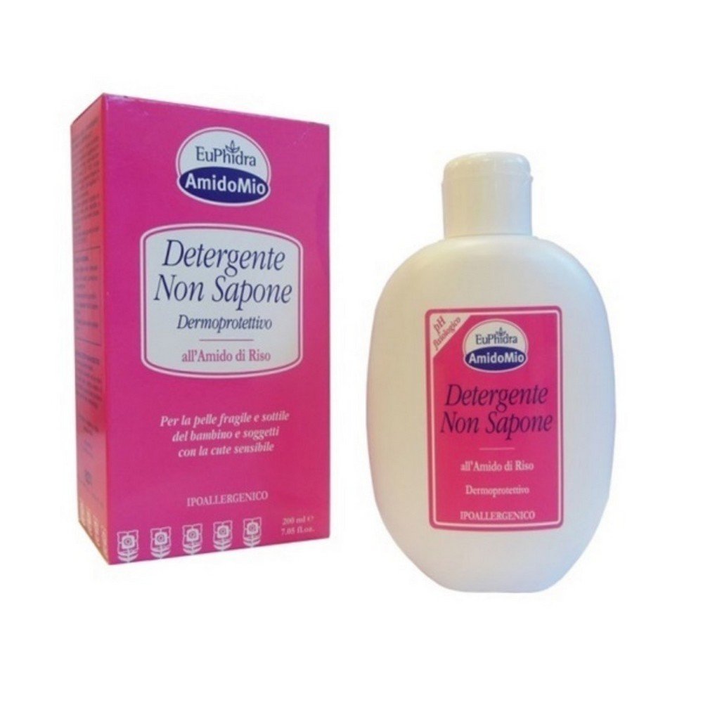 euphidra amidomio non soap cleanser dermoprotective 200 ml Un limpiador corporal apto para uso diario, puede ser utilizado por niños, personas mayores, personas con piel sensible e hiperreactividad a los limpiadores habituales.