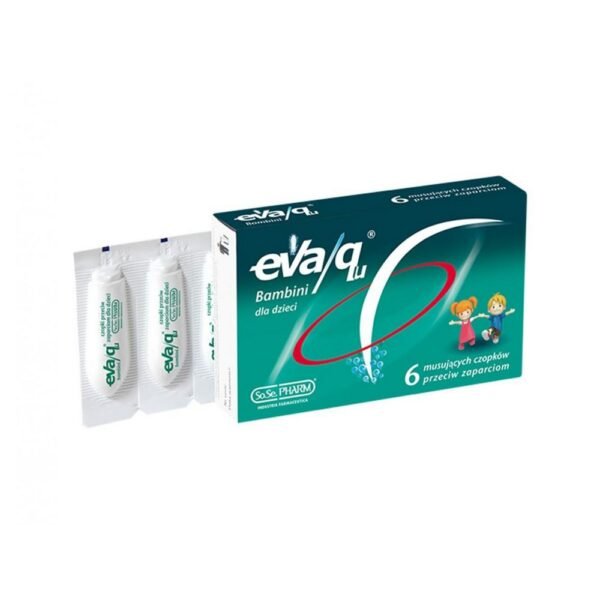 Anti-constipation suppositories Eva/qu Bambini for children naturally, effectively and safely restore normal bowel function.