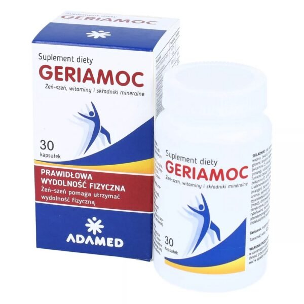 Geriamok contains a special set of vitamins and minerals selected to support memory, concentration, physical and mental performance.