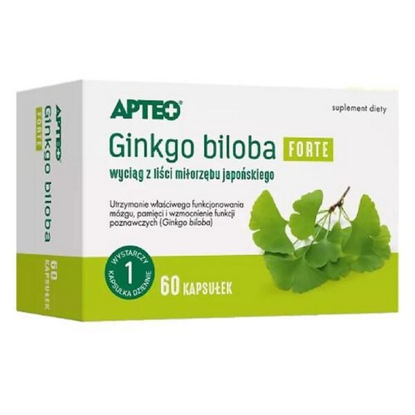 The ginkgo biloba extract contained in the preparation supports peripheral blood circulation, supports memory and cognitive functions, which weaken with age, and helps maintain mental well-being.