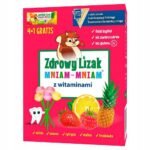 Healthy Yum-Yum lollipop contains vitamins C and D.
