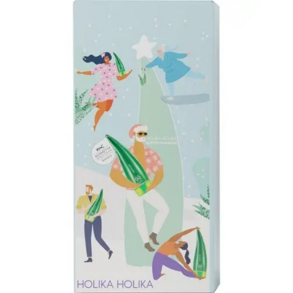 Holika Holika Soothing Kit Aloe 99% Soothing Gel, a multifunctional gel for body, face and hair care, is a set of cosmetic products with a soothing, moisturizing and gently cooling effect.