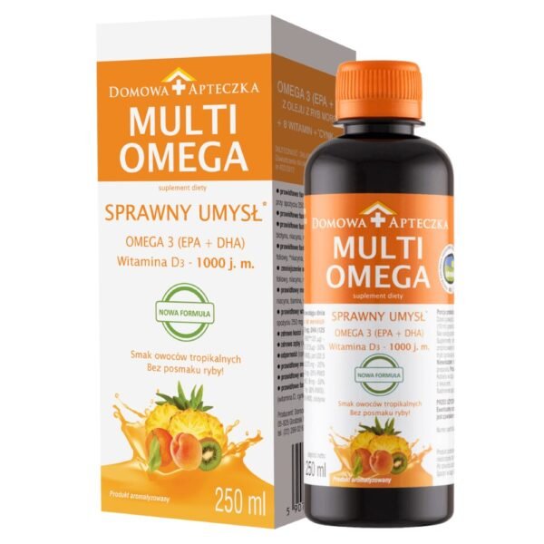 Home medicine cabinet MultiOmega is fish oil without the aftertaste of fish oil.