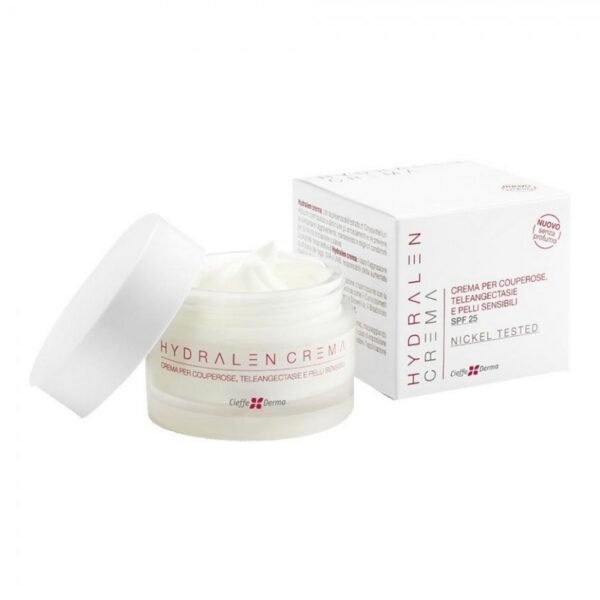 Hydralen cream 50 ml is indicated for the effective treatment of redness on sensitive skin, as well as rosacea, telangiectasias.