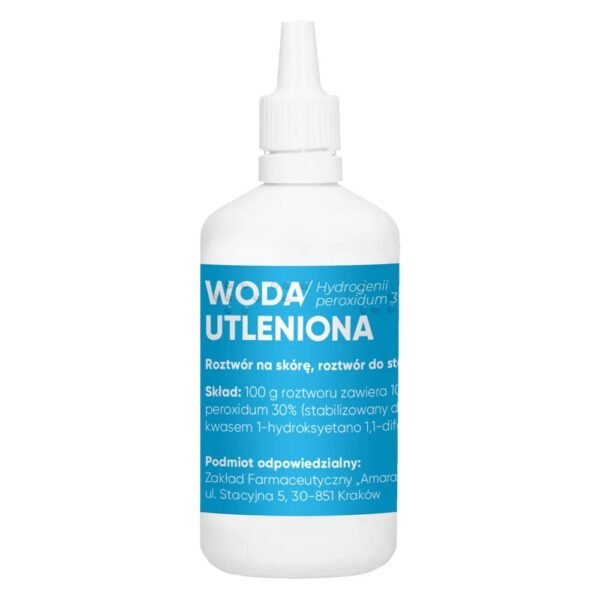 Hydrogen peroxide, that is, hydrogen peroxide 3%, is a disinfectant intended for cleaning wounds.