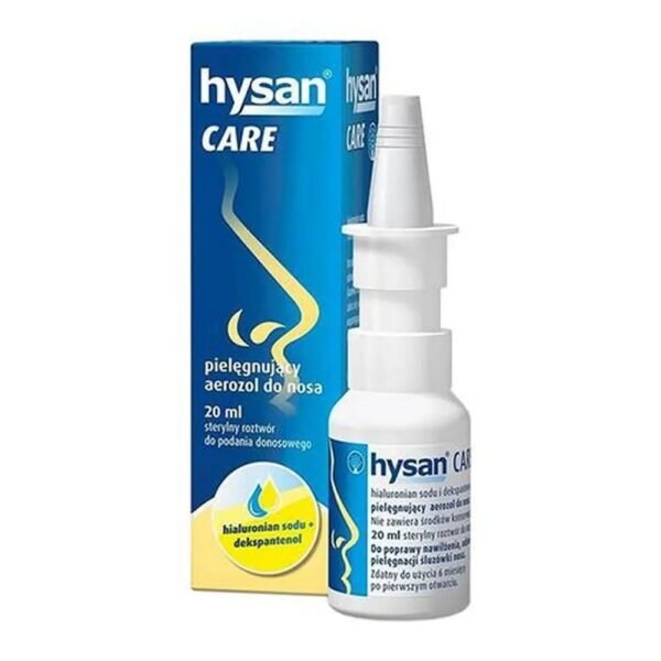 Hysan Care in the form of a nasal spray is a medical product for children and adults.