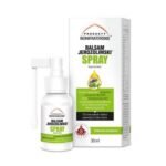 The dietary supplement Balm Jerusalem Spray supports the proper functioning of the respiratory system, including the mucous membrane of the throat.