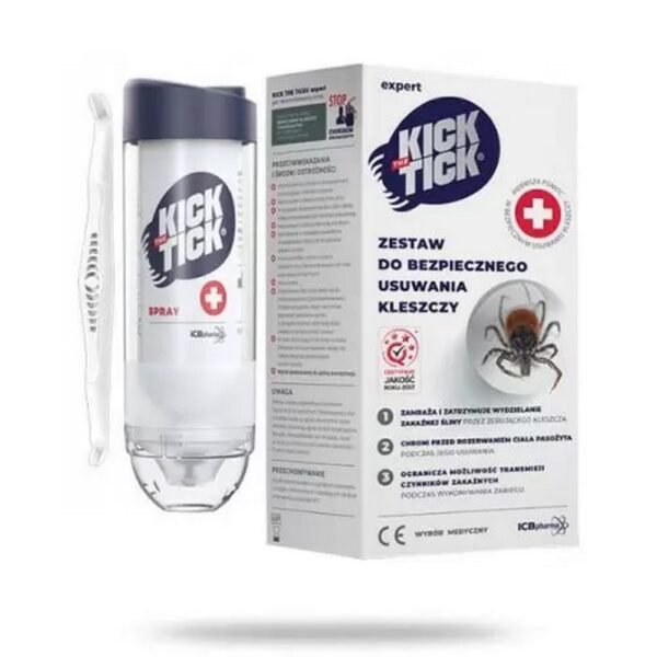 Kick the Tick expert, a set for safe tick removal - a medical device recommended for independent and safe removal of ticks attached to the skin of people and animals.