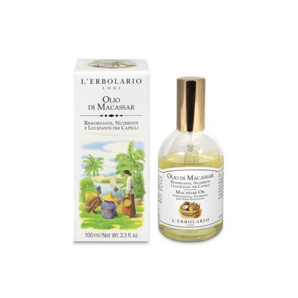 Strengthening, nourishing and shiny mix of vegetable oils for hair.