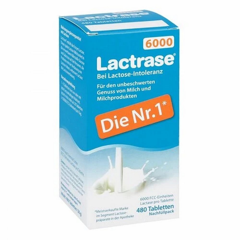 Lactrase 6000 FCC Tbl. Click dispenser refill pack,480pcs