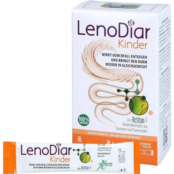 Lenodiar Pediatric is indicated for the treatment of diarrhea of various origins (viral infections, influenza symptoms characterized by diarrhea, functional diarrhea, iatrogenic diarrhea caused by medications, traveler's diarrhea).