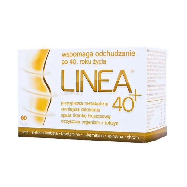 Characteristics Linea 40+ is a preparation supporting weight loss in women over 40.