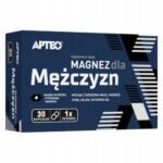 Magnesium in the form of magnesium citrate for active men with the addition of 4 active ingredients.