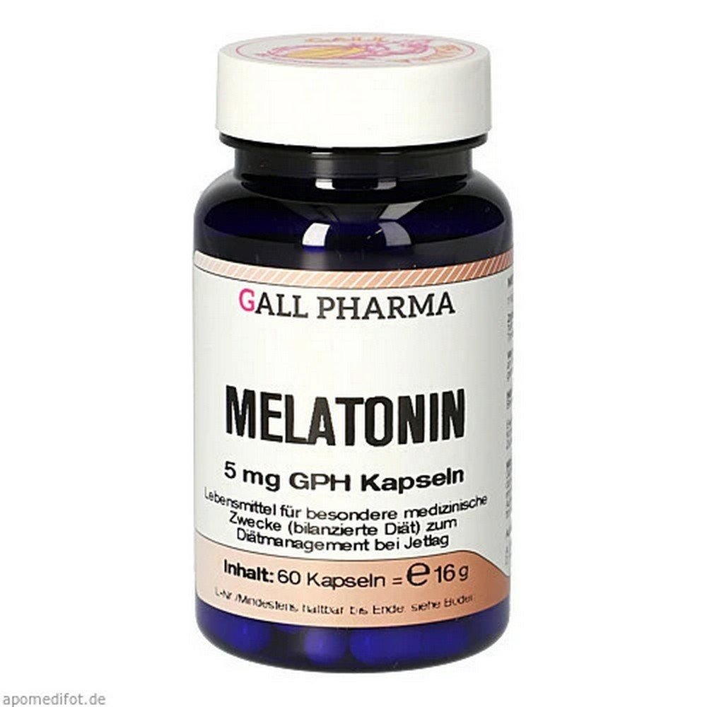 Melatonin 5mg GPH capsules, 60pcs