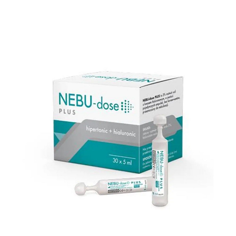 nebu dose plus solution for inhalation 30 ampoules Nebu-dose Plus est une solution pour inhalation qui soutient le processus d'auto-nettoyage des voies respiratoires supérieures.
