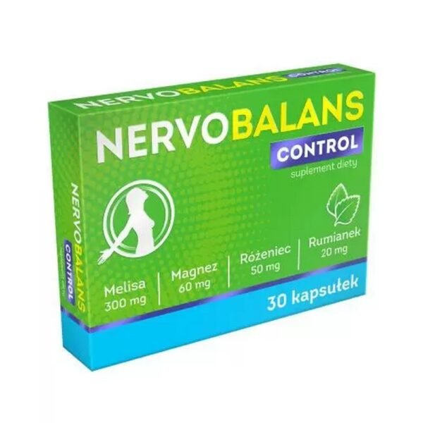 Nervobalans Control – is a dietary supplement containing ingredients of natural origin, intended for people exposed to stress.