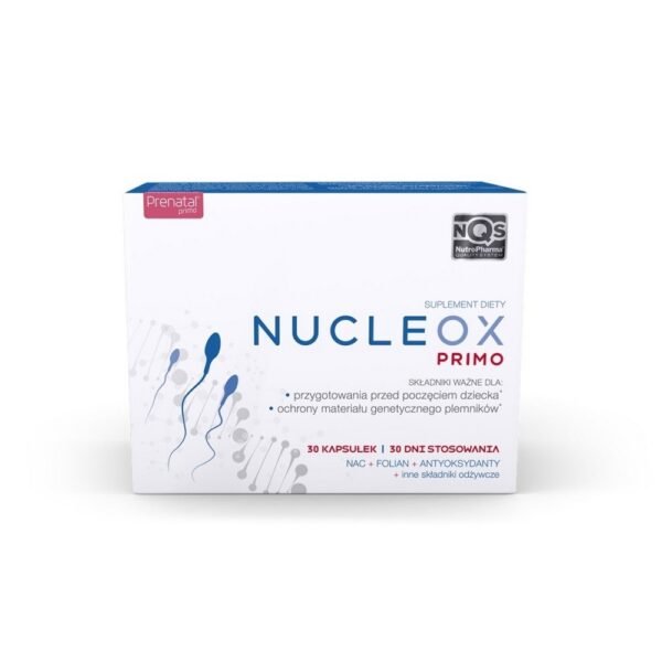 The ingredients contained in the Nucleox Primo dietary supplement help maintain proper fertility parameters and reproductive functions, adequate testosterone levels and proper DNA (zinc) synthesis.