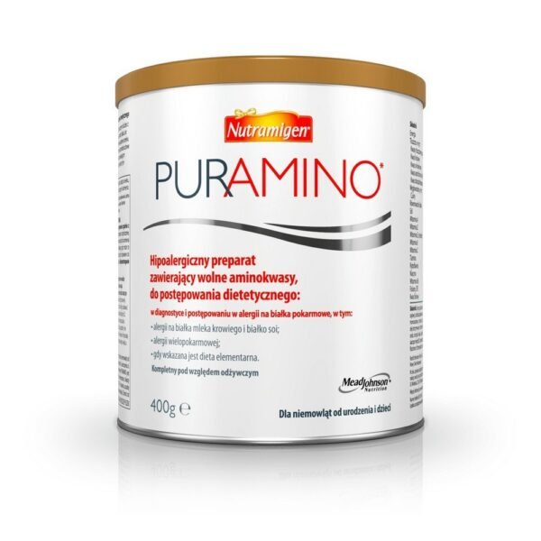For use in infants from birth and children in the diagnosis and nutritional treatment of allergies to food proteins, including: allergies to cow's milk protein and soy protein, multi-food allergies, as well as in indications for an elemental diet.