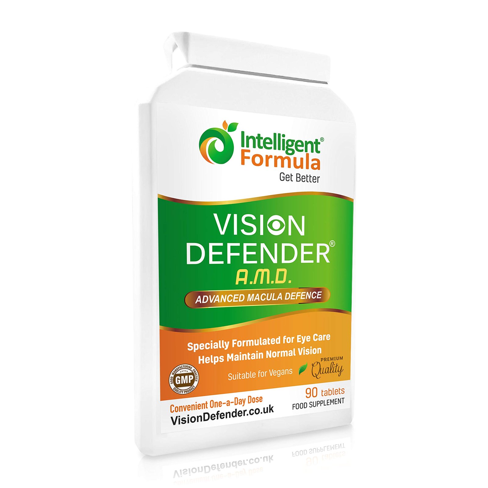 ODWIEDŹ SKLEP INTELLIGENT FORMULA AREDS2 VISION DEFENDER EYE SUPPLEMENT: LUTEIN, ZEAXANTHIN, ZINC, VITAMIN E (90 TABLETS)