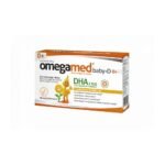 Omegamed Baby + D contains a unique form of algae-derived DHA (Life's DHA) designed specifically for babies and children.