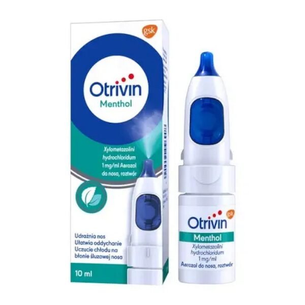 Otrivin® Menthol is a combination of the medicinal substance xylometazoline and natural menthol, which, thanks to its properties, is used in the treatment of the upper respiratory tract. The excipients used in Otrivin Menthol, i.e.