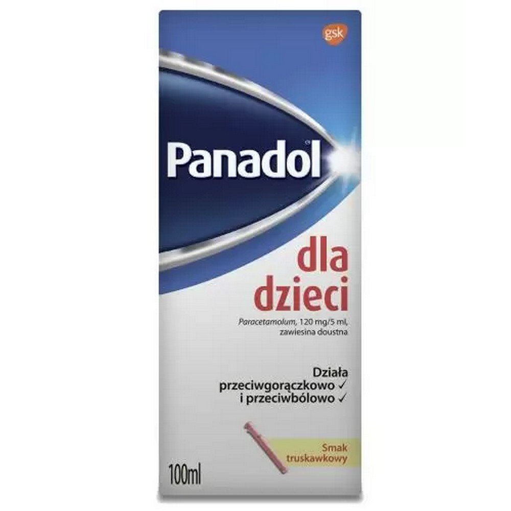 panadol dla dzieci lek przeciwbolowy 100 mlpanadol painkiller for children 100 mlglaxosmithkline Le paracétamol a un effet analgésique et antipyrétique.