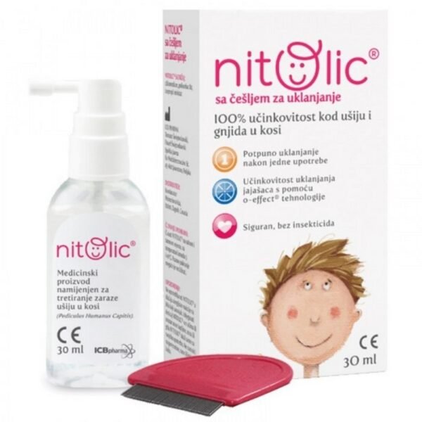 The Pipi Nitolic set is a medical device that helps protect against head lice infestations.