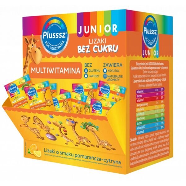 Plusssz Junior Multivitamin is a dietary supplement for children over 3 years old, containing a complex of 10 essential vitamins, selected specifically for preschool children in the intensive development phase.