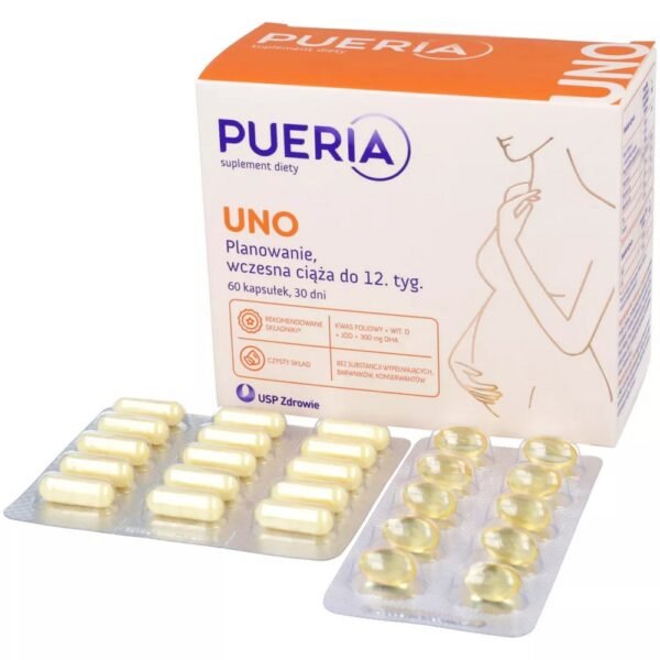 Pueria Uno capsules are intended for women planning pregnancy and pregnant women up to the end of the 12th week.