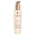 Restructuring treatment based on vegetable keratin for damaged and brittle hair.