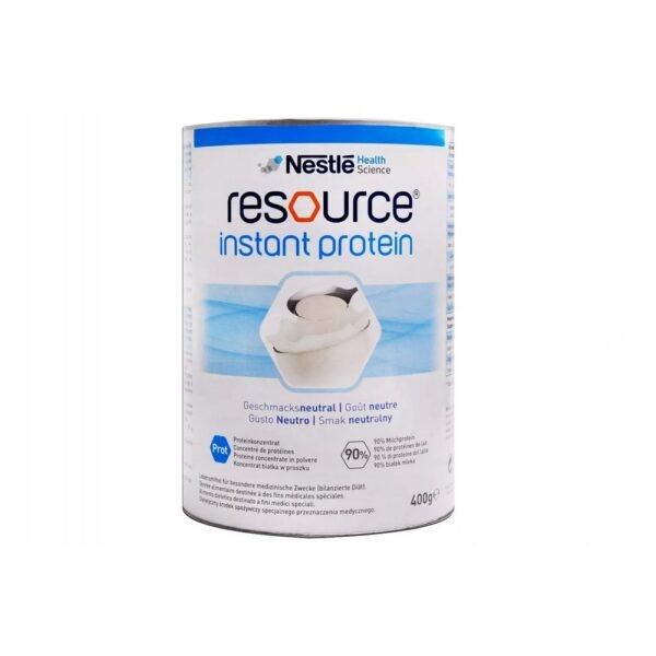Resource Instant Protein is an incomplete nutritional powder with a neutral flavor.