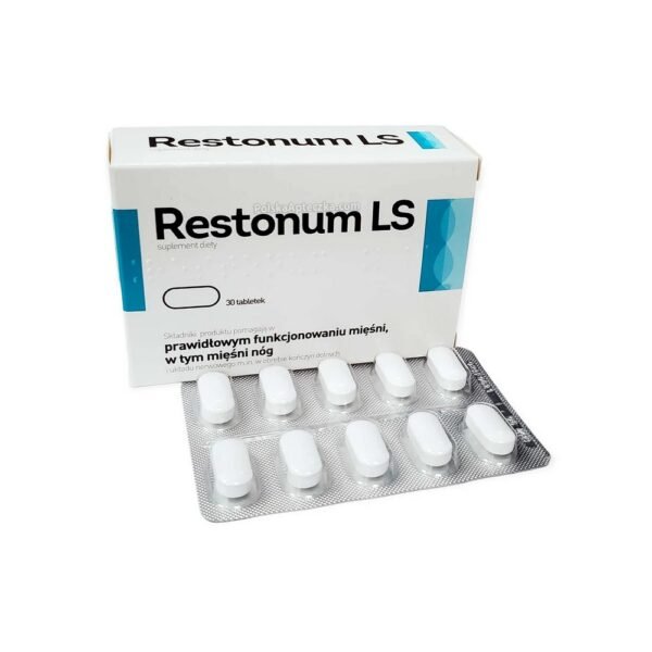 The ingredients in the dietary supplement Restonum LS promote the proper functioning of muscles, including the leg muscles and nervous system in the lower extremities.