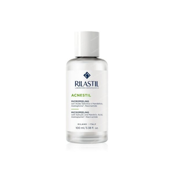 Micropeeling RIlastil Acnestil is an ideal procedure for oily, acne-prone skin, allowing for a delicate peeling that renews the skin.