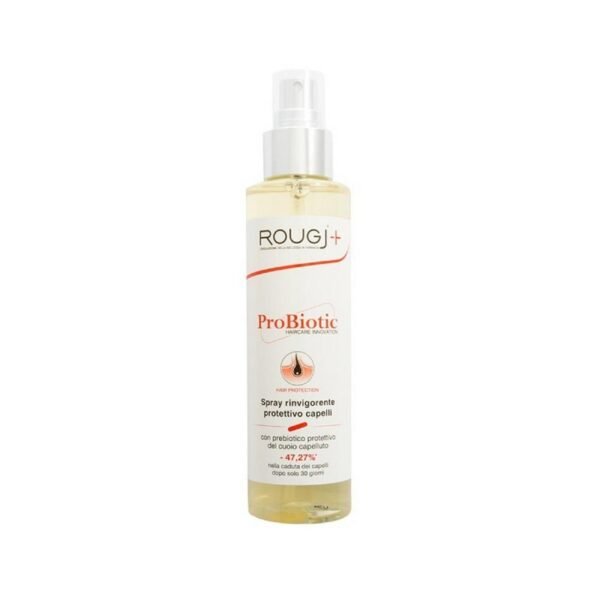 Invigorating shield-effect hair spray with a hydrating and protective action against external agents.