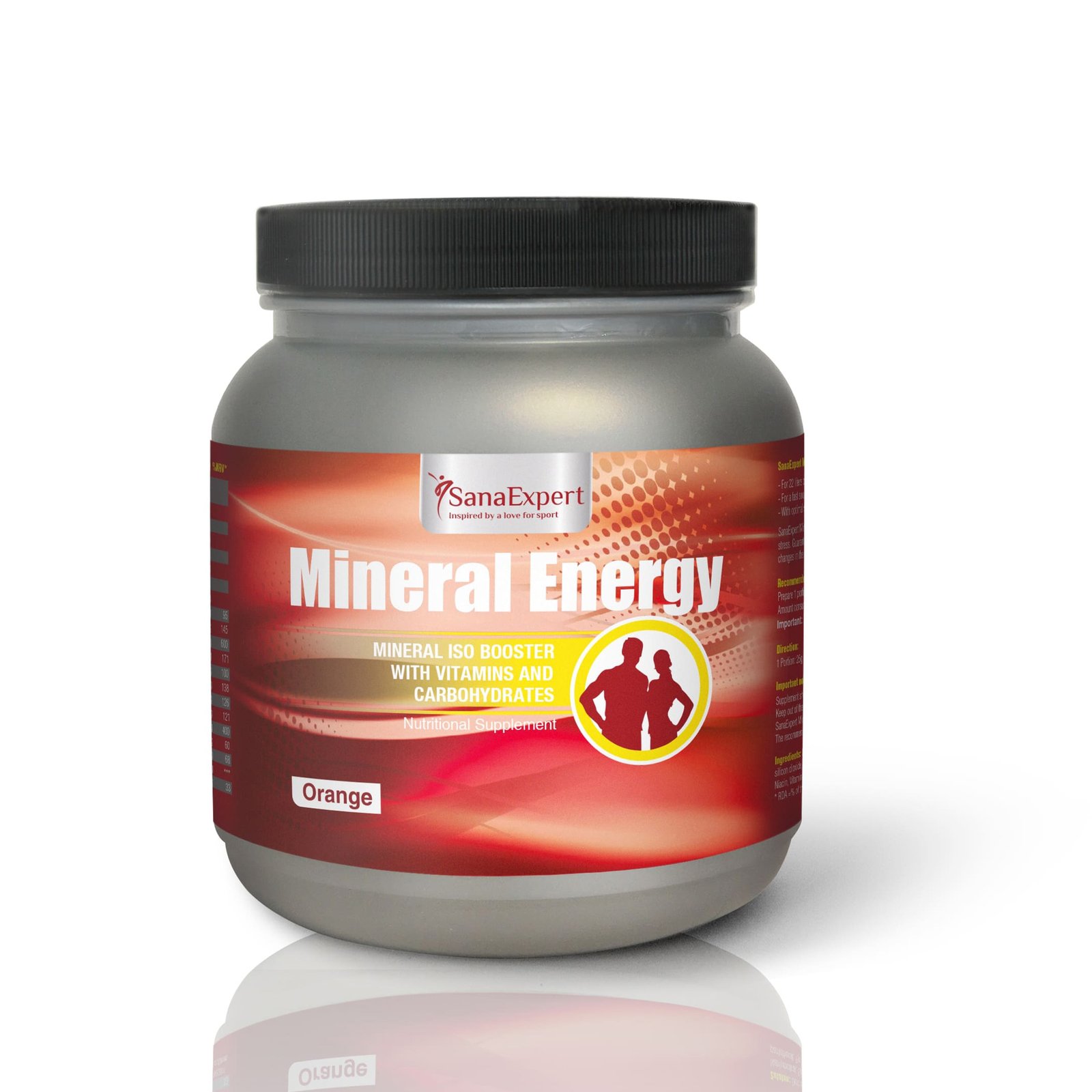 SANAEXPERT MINERAL ENERGY, ISOTONIC SPORTS DRINK WITH ELECTROLYTES, VITAMINS AND MINERALS, POWDERED DRINK, 1100 G